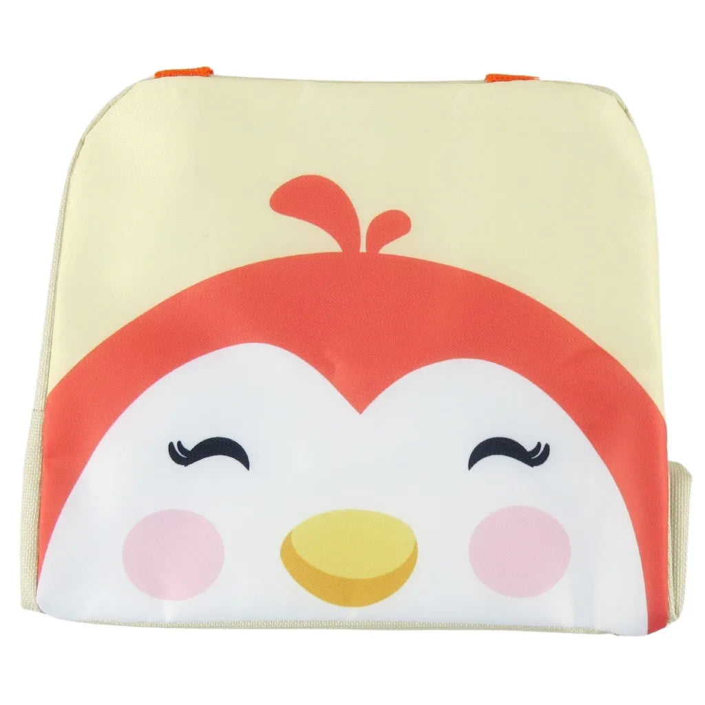 Bolsa Térmica Retangular Casita Pequeno Pinguim Laranja
