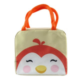 Bolsa Térmica Retangular Casita Pequeno Pinguim Laranja