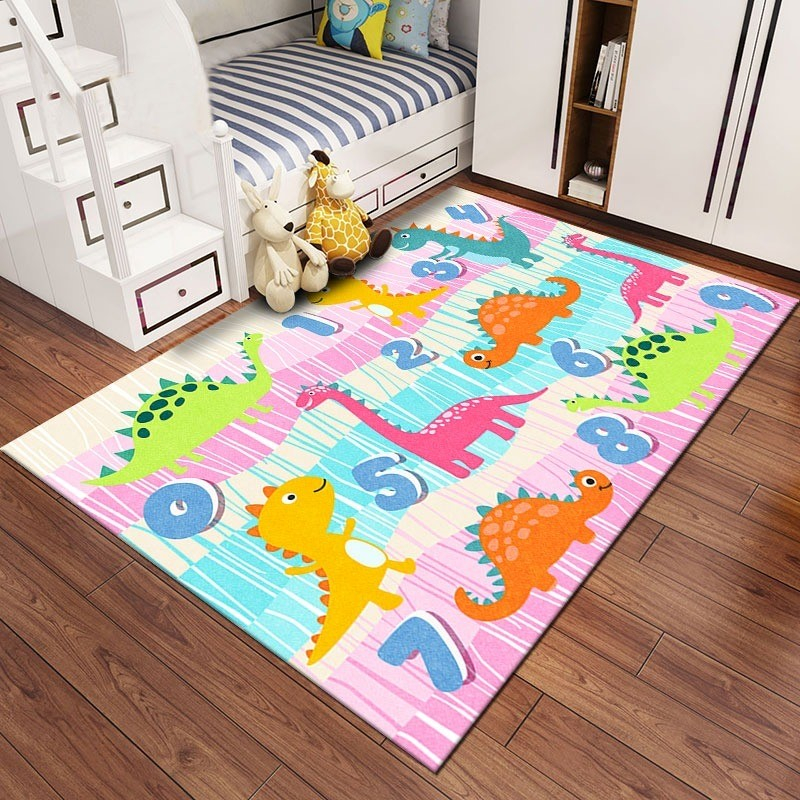 Tapete Infantil Educativo Belga Kids 1,00 x 1,40 m Toque Aveludado