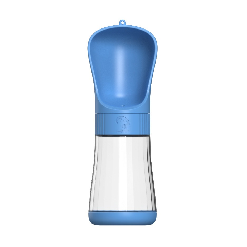 Garrafa Água Bebedouro Pet Passeio Com Trava Portátil 510ml -Z3